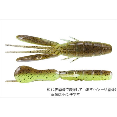 OSP ドライブビーバー 3インチ TW107 グリパン/チャート ワーム