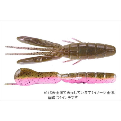 OSP ドライブビーバー 3インチ TW155 グリパン/ピンク&レッドフレーク