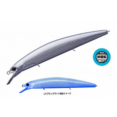 OSP シーバスルアー RUDRA 130-S HU54江戸前ケイムラメッキ シーバスルアー