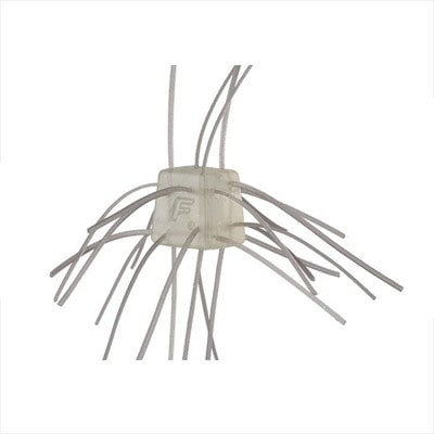 OSP ワーム サイコロラバー NONSALT 14mm SR04スモークレモン