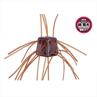 OSP ワーム サイコロラバー NONSALT 14mm SR09RDSスカッパノン