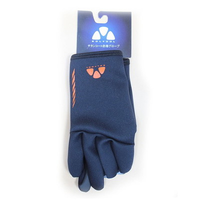 SOLTOOL 防寒手袋 チタンコート防寒グローブ 3本カット ブラック/フリー CK-7183 釣り 小物