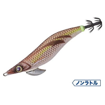 メジャークラフト エギ 餌木蔵ベイトフェザー EBF-3号 #009クリアブラウン(テープ無) エギ