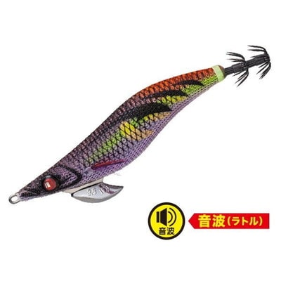 メジャークラフト エギ 餌木蔵ベイトフェザー音波 EBFO-3.5号 #008ケイムラゴールドブラウン(金) エギ