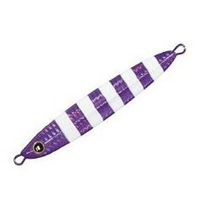 メジャークラフト タチジギ道場 スローフォール 80g #3 ゼブラパープル
