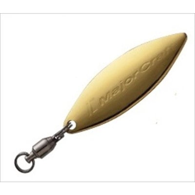 メジャークラフト 簡単ブレード ノーマルタイプ ウィローリーフ/サイズ:M　ゴールド