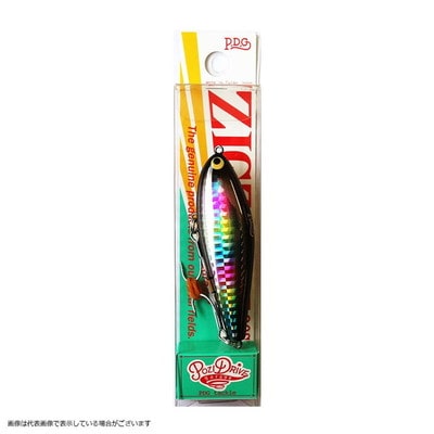 ポジドライブガレージ ジグザグベイト80S #18BR (ブラックレインボー) シーバスルアー