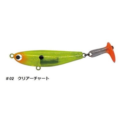 ポジドライブガレージ バイブラマレット60S #02 CC(クリアチャート) シーバスルアー