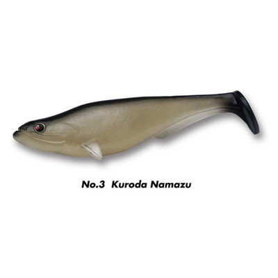 モンスターキス スイムベイト モンスターキャット 6inch No3 黒田ナマズ