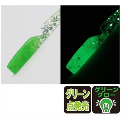 クリアブルー ワーム セクシーB 2.0インチ スーパーソフト ライムヘッドスター