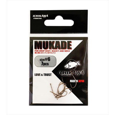 イチカワフィッシング MUKADE(ムカデ) #6 ワームフック