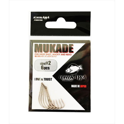 イチカワフィッシング MUKADE(ムカデ) #2 ワームフック