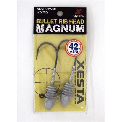 ゼスタ（ＸＥＳＴＡ） ジグヘッド バレットリブヘッド マグナム 42g #8/0