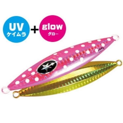 ゼスタ（ＸＥＳＴＡ） メタルジグ フラップSLJ 60g ケイムラクリアピンク.スポットグロー.ゴールド