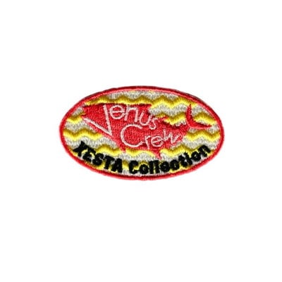 ビーナスクルー VenusCrew ワッペン Cフィッシュ 6×3.5cm イエロー