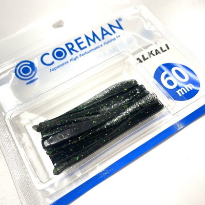 コアマン ワーム アルカリ 60mm #001 カタクチイワシ