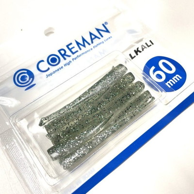 コアマン ワーム アルカリ 60mm #004 トウゴロウイワシ