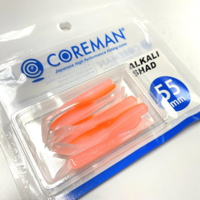 コアマン ワーム アルカリシャッド 55mm #010 ナイトSP