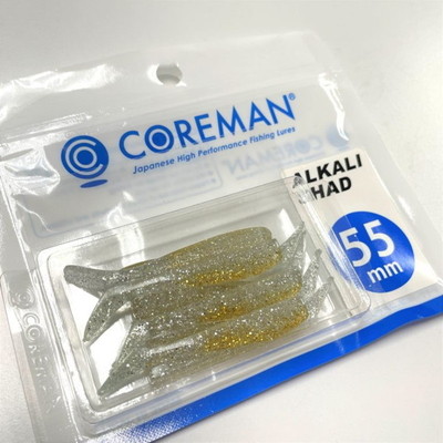 コアマン ワーム アルカリシャッド 55mm #060 イカナゴ