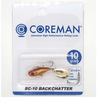 コアマン シーバスルアー BC-10 バックチャター 10g #010 アカキン