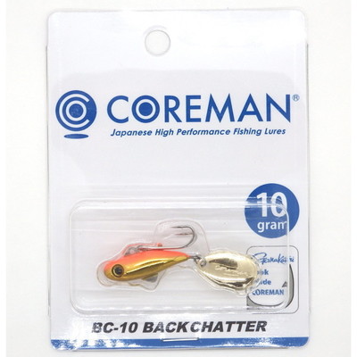コアマン シーバスルアー BC-10 バックチャター 10g #040 オレキンフラッシュ
