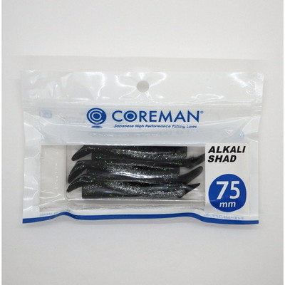 コアマン ワーム アルカリシャッド 75mm #001 カタクチイワシ