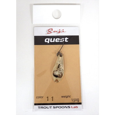 トラウトスプーンラボ スプーン サジ クエスト 1.5g #11 金メッキ