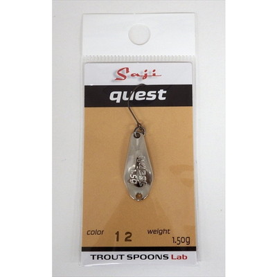 トラウトスプーンラボ スプーン サジ クエスト 1.5g #12 銀メッキ