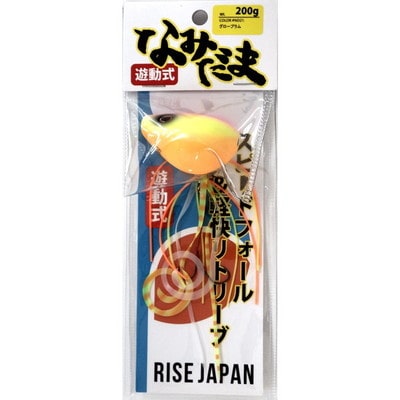 ライズジャパン タイラバ 鯛ラバ なみだま 200g #ND21 グロープラム