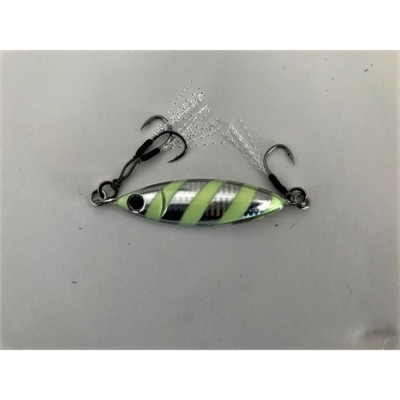 Ｚｅａｋｅ(ジーク）　Ｓビット　６０ｇ　ゼブラグロー メタルジグ