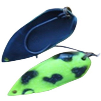 丸湖 スプーン 丸湖スプーン コンペティション 1.7g No.18 チャートグロー牛+Black