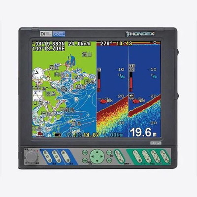 ホンデックス 魚探 10.4型液晶プロッターデジタル魚探PS-100GP-Di