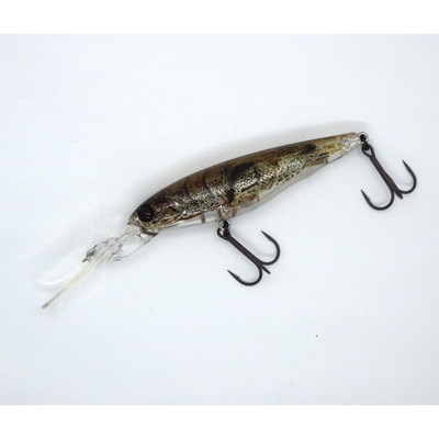 イマカツ バスルアー ジレンマ60 スティープ 3Dリアリズム #832 3D三原泥テナガ