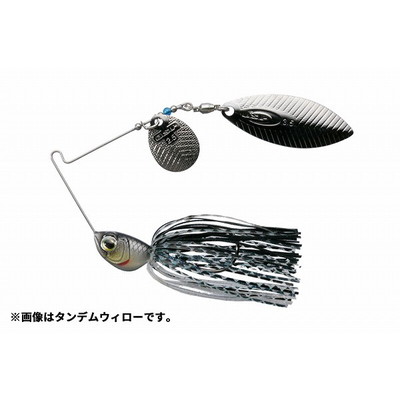 OSP スピナーベイト バズベイト ハイピッチャー 3/8oz ダブルウィロー S05 ブラックシャイナー