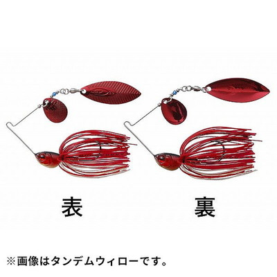 OSP スピナーベイト バズベイト ハイピッチャー 1/4oz ダブルウィロー S58 C.Bブラッディシャッド