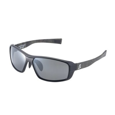 バニーウォーク 偏光サングラス BW-0201M ブラックリアルツリー レンズ:グレーシルバーミラー