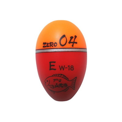 山元工房 ウキ W18ウキ ZERO E(遠投タイプ)04 オレンジ