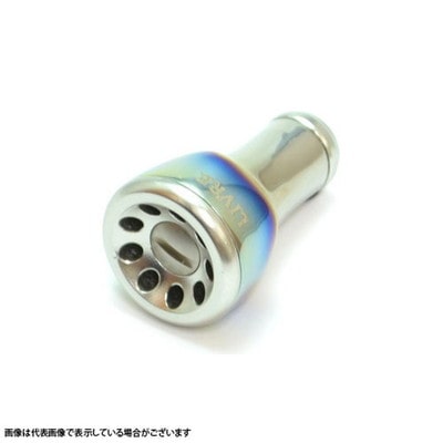 メガテック リブレ LIVRE ff (フォルテッシモ) ノブ単体 1個 (ファイヤー+チタンC) 製品番号 F2FTI-1