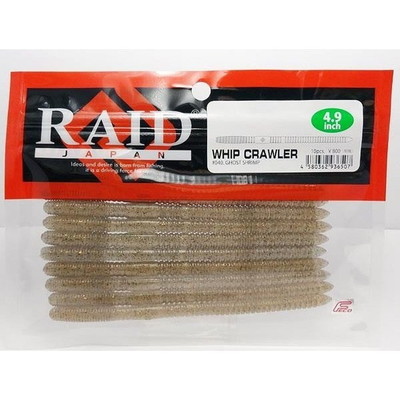 レイドジャパン ウィップ クローラー 4.9インチ 040 ゴーストシュリンプ ワーム