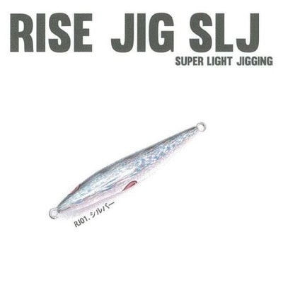 ライズジャパン #RJ01 RISE JIG(ライズジグ) スーパーライトジギング SLJ 125g シルバー
