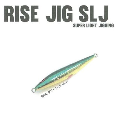 ライズジャパン #RJ04 RISE JIG(ライズジグ) スーパーライトジギング SLJ 150g グリーンゴールド