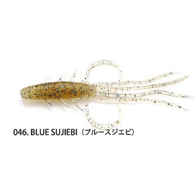 レイドジャパン オカエビ 2.5 BLUE SUJIEBI ワーム