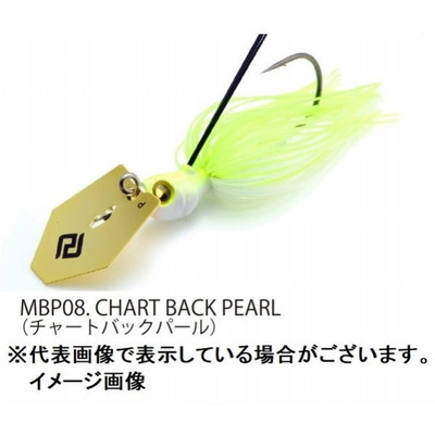 レイドジャパン マックスブレード タイプパワー 14g チャートバックパール