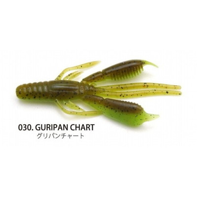 レイドジャパン BATTLE HOG(バトルホッグ) 3.3インチ 030 グリパンチャート ワーム