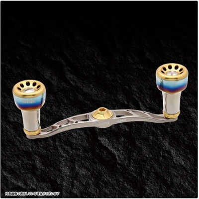 メガテック リブレ LIVRE FullComp CRANK 110(クランク) シマノ 右巻用 (チタンP+ゴールドG) 製品番号 FRSK110-A3-TIG