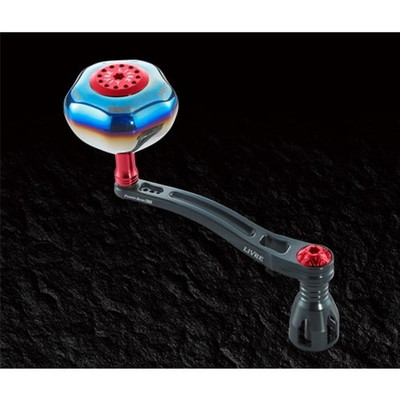 メガテック(LIVRE) パワーアーム98 シマノ18000番~20000番用右巻き (ガンメタP+レッドG)