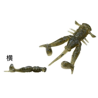 ＤＳＴＹＬＥ（ディスタイル）　Ｄ２　ＨＯＧ　２インチ　グリーンパンプキン．ブルーフレーク＆ペッパー ワーム