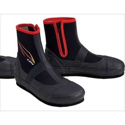 エクセル 鮎タビ FP-5780 鮎タビ (中割) (フェルト) ブラック×レッド LL