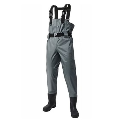 エクセル ウェーダー ジュニア チェストハイウェダー 70D(ラジアルソール) OH-005R 23 グレー 23