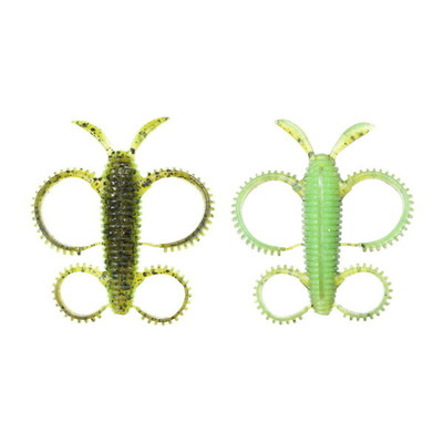 一誠 イッセイ ワーム 脚長沈み蟲 1.8 #10 グリパン/チャート